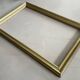 Golden wooden frame 45x68cm