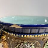 Barbotine, cache pot , XIX siècle début XX siècle