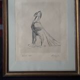 Old animal painting by Paul Jouve