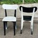 2 modernist chairs from the 1950s
