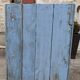 Wooden furniture with blue locker