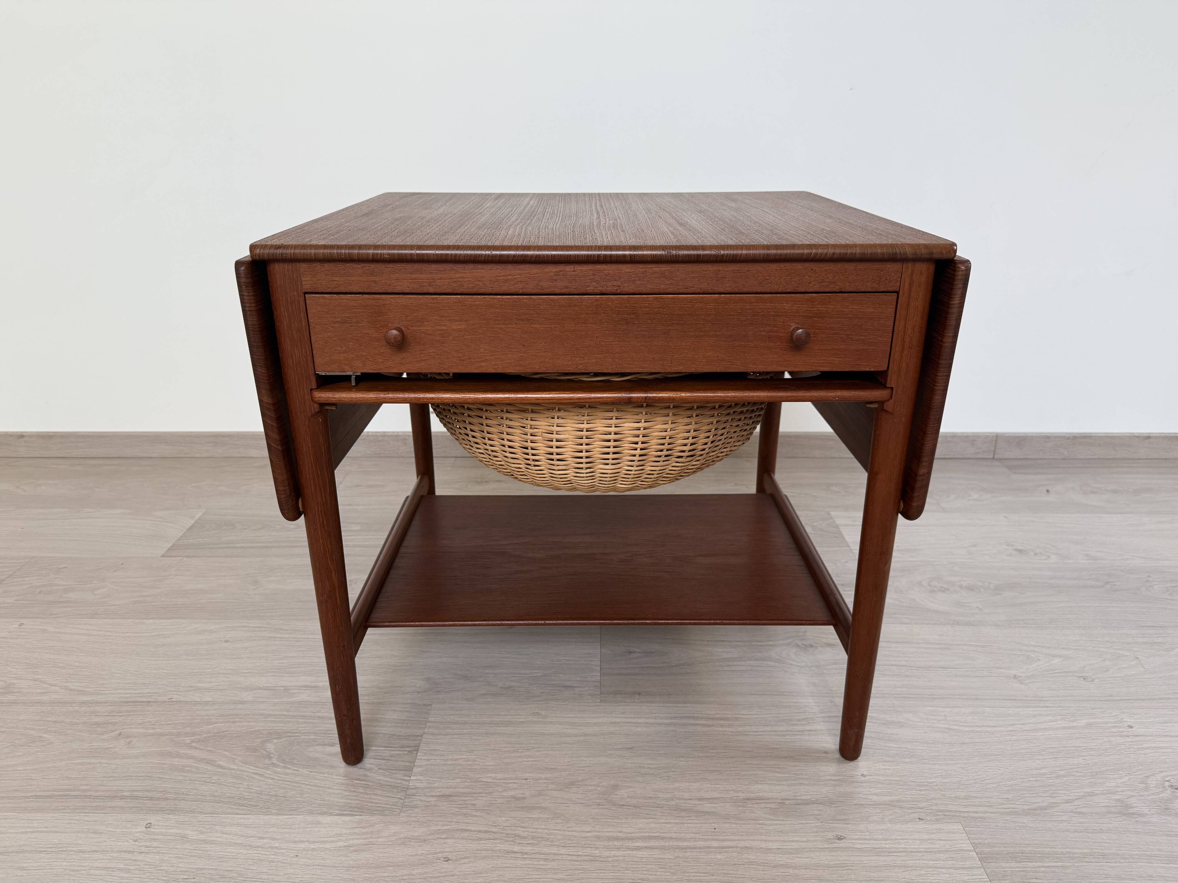 Scandinavian sewing table by Hans Wegner from the 1960s.