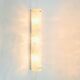 XL Mid Century Murano Glass & Chrome Wall Light from Hillebrand, 1970s