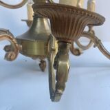 Lustre en bronze doré style Louis XVI