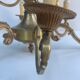 Lustre en bronze doré style Louis XVI