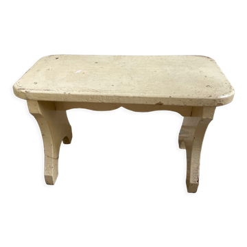 Unbleached bench