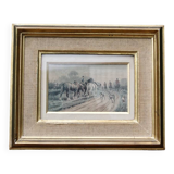 Watercolor hunting, Georges Wright