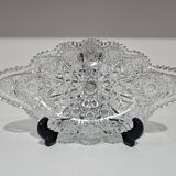 Starry Pattern Crystal Bowl, American, American Brilliant Cut Glass, 1920s.