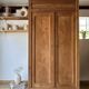 Renovated antique Parisian wardrobe