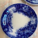 Lot de 2 assiettes à dessert UetC, Sarreguemines modèle Jardinière