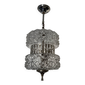 lustre verre chrome années