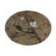 Baguier vide poche pierre et nacre B