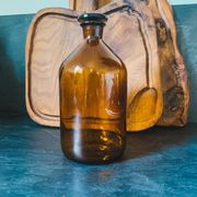Ancien Flacon de laboratoire ancien pharmacie Prolabo 1150 cl verre ambré