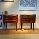 Paire de chevets scandinaves vintage