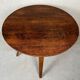 Vintage 'japandi' side table – oak