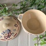 Old tureen / vegetable bowl in earthenware from Lunéville K&G