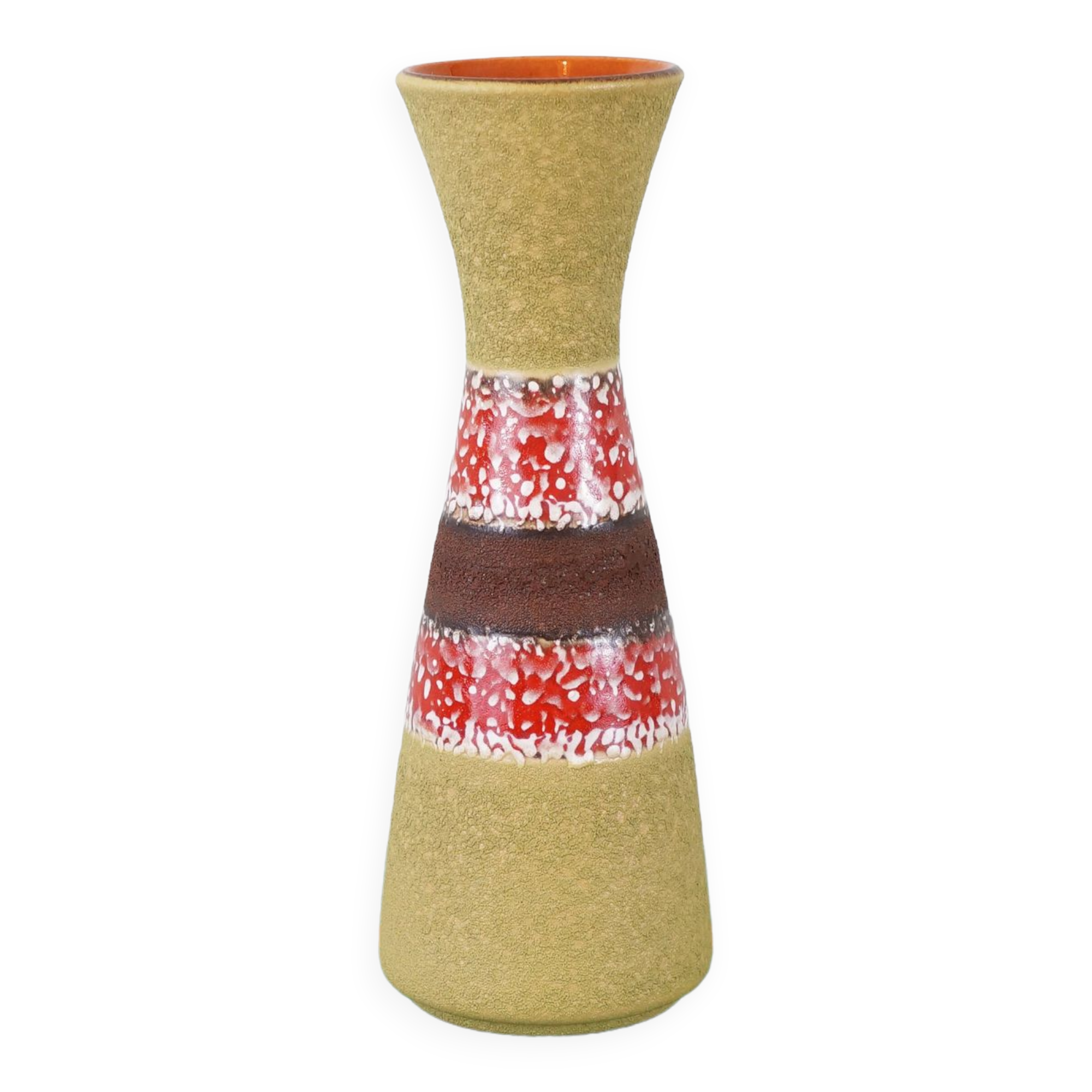 West Germany ceramic vase 1970s