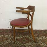 Fauteuil en bois courbé ancien
