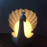 Ceramic peacock lamp 70