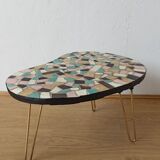Unusual coffee table on three legs
