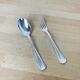 Housewife Christofle Boreal silver metal 22 pieces forks spoons
