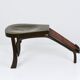 Tabouret d'embellissement ou d'ajustement de chaussures Thonet Art Nouveau en bois cintré, Vienne, Autriche, années 1900