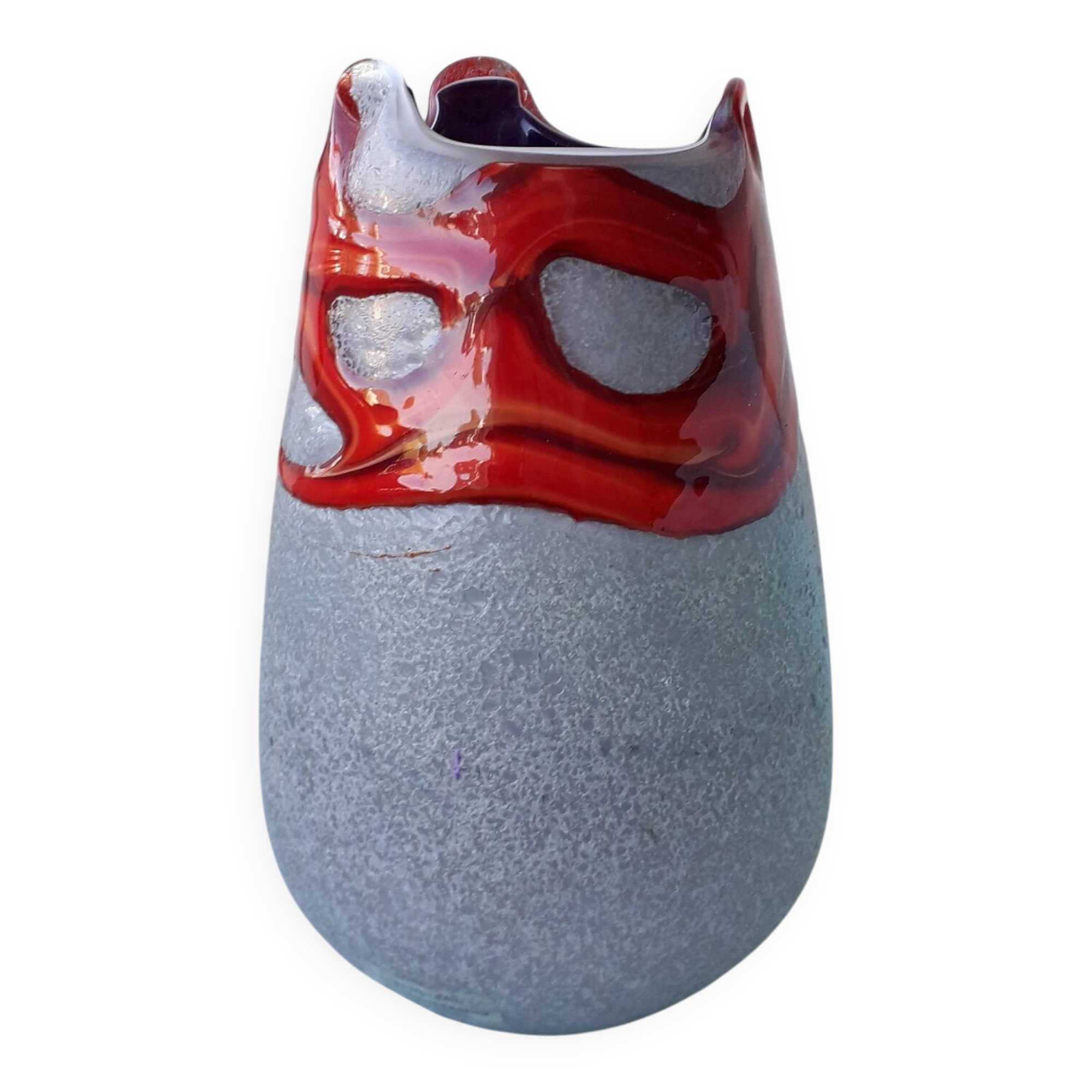 Treasure of the Galleon glass vase