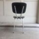 Chaise skaï noir vintage
