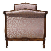 Banquette lit ancienne, de style Louis XV