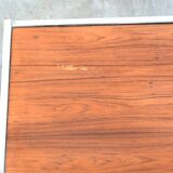 Coffee table with chrome base * 152.5 cm