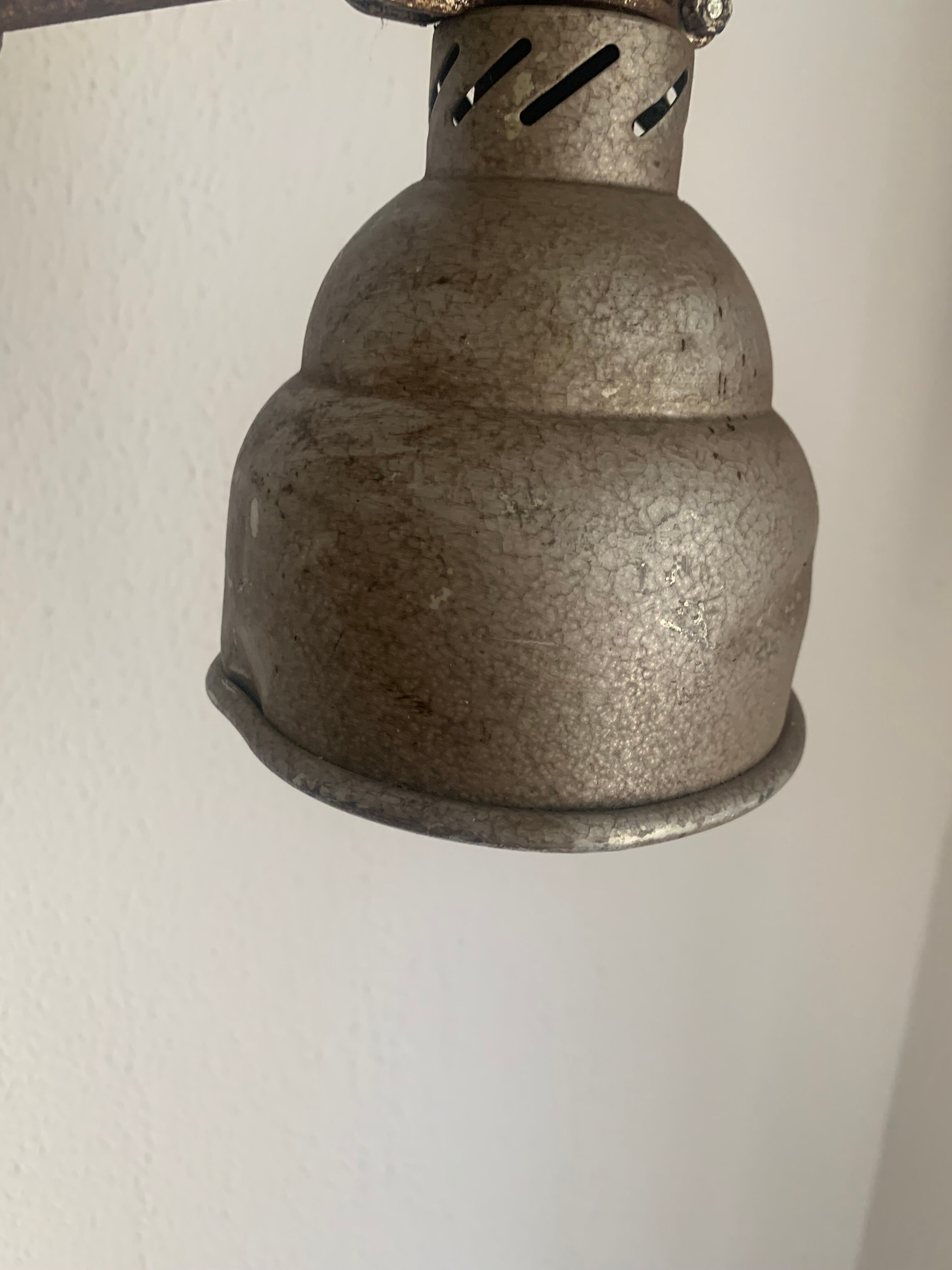 Vintage lamp 1950 Lumina industrial factory workshop - 80 cm