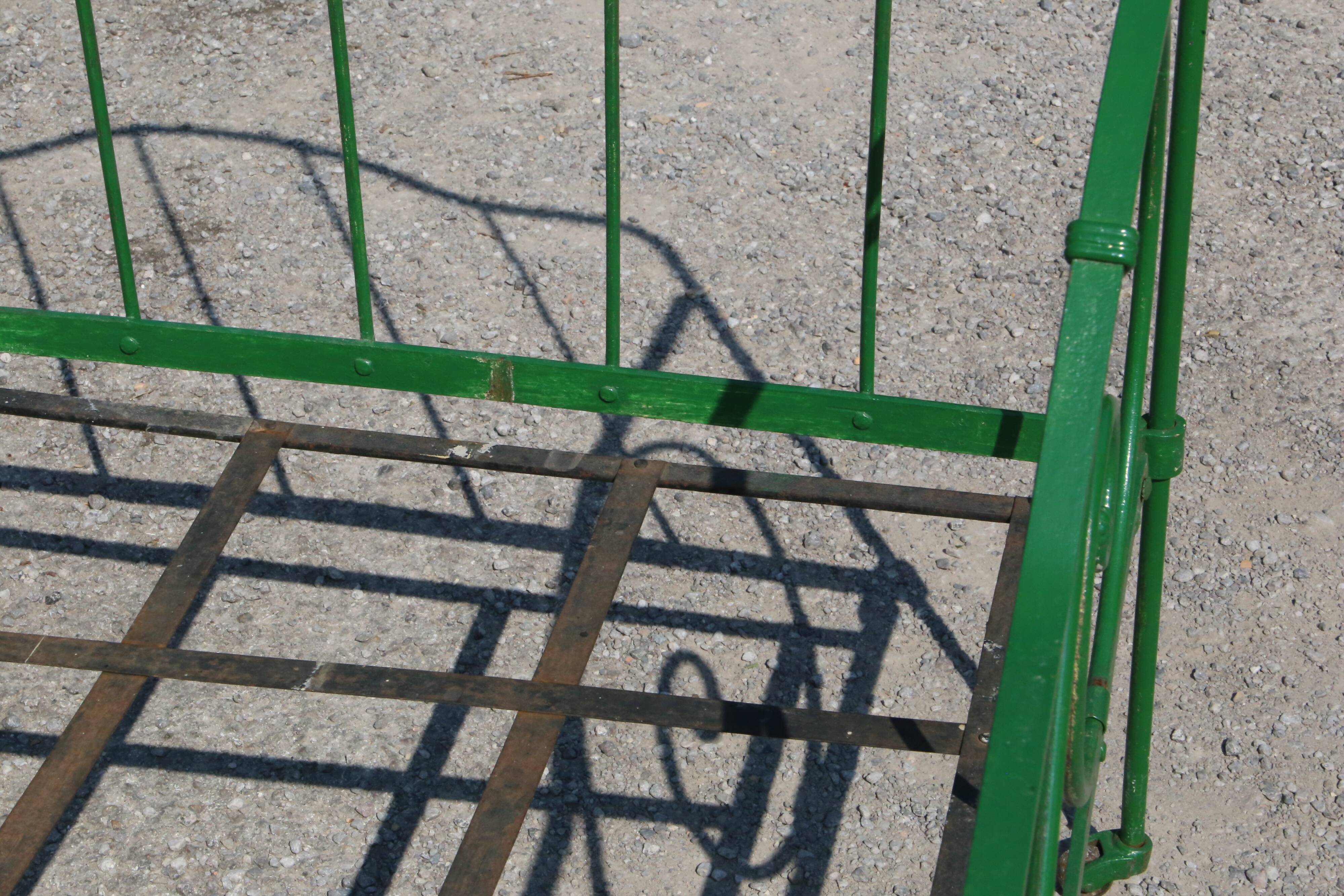 Antique metal bed, vintage