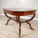 Late 19th Century Biedermeier Mahogany Center Table, 1890s
