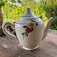 Sarreguemines earthenware teapot