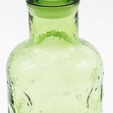 Green glass bottle