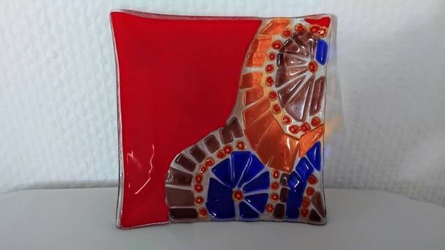 Vide poche verre de Murano.
