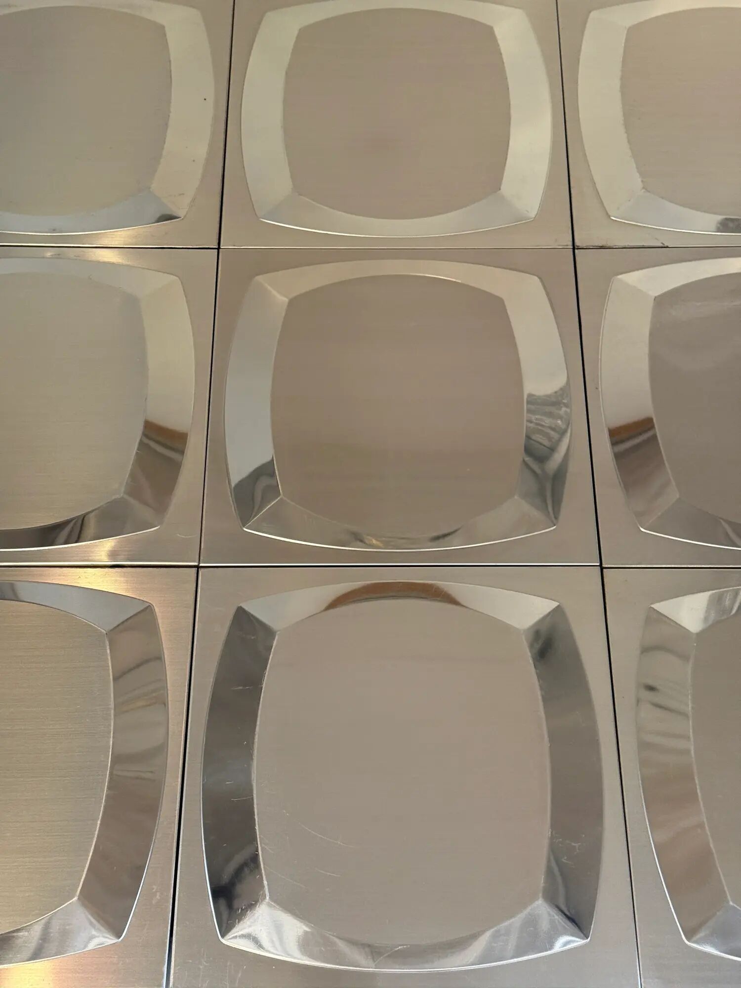 Set of 10 Space Age wall panels, 1970s
