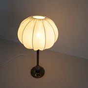 Art Deco table lamp in silver plate, 1930s Sweden