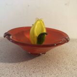 Cendrier en verre soufflé
