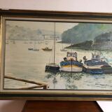 Marine painting oil on canvas