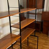 Modular vintage shelves of the 60s with box