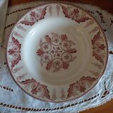 Anciennes assiettes creuses Lunéville English style