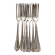 Set of 8 forks in SFAM silver metal
