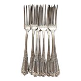 Set of 8 forks in SFAM silver metal