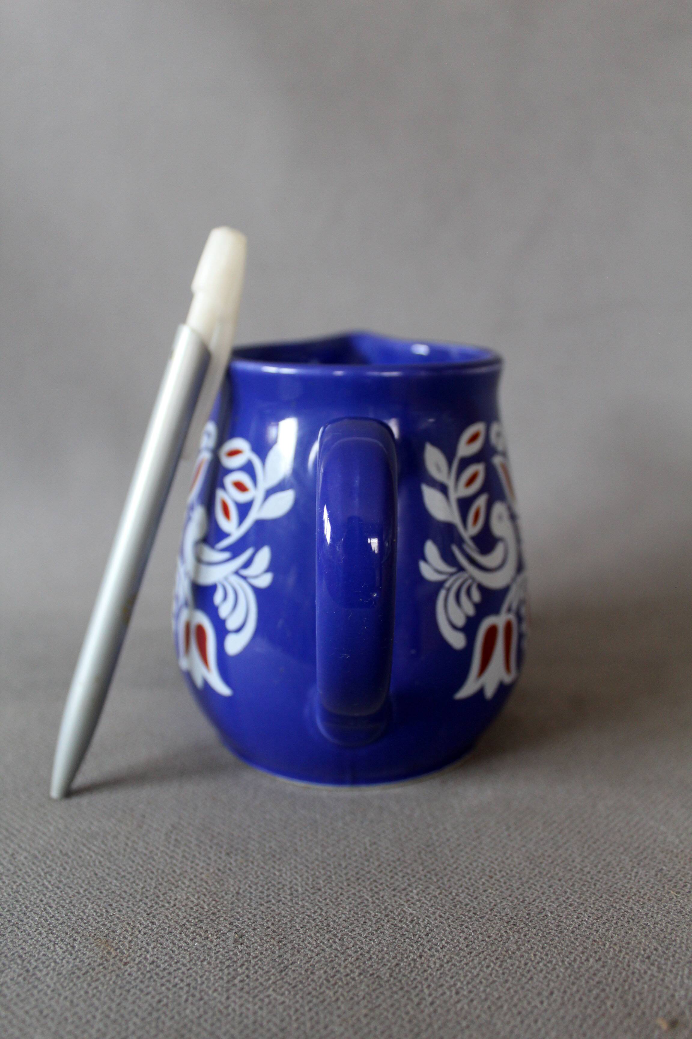 Large vintage ceramic cream pot, Waechtersbach Vroni, Germany