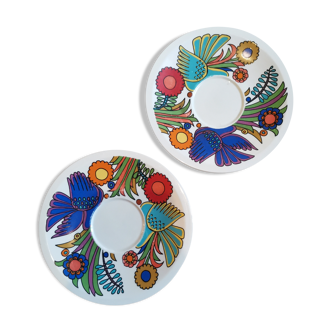 2 assiettes Acapulco