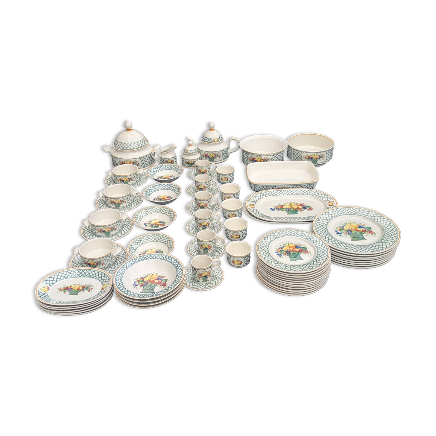 Service Basket Villeroy and Bosch 69 pieces