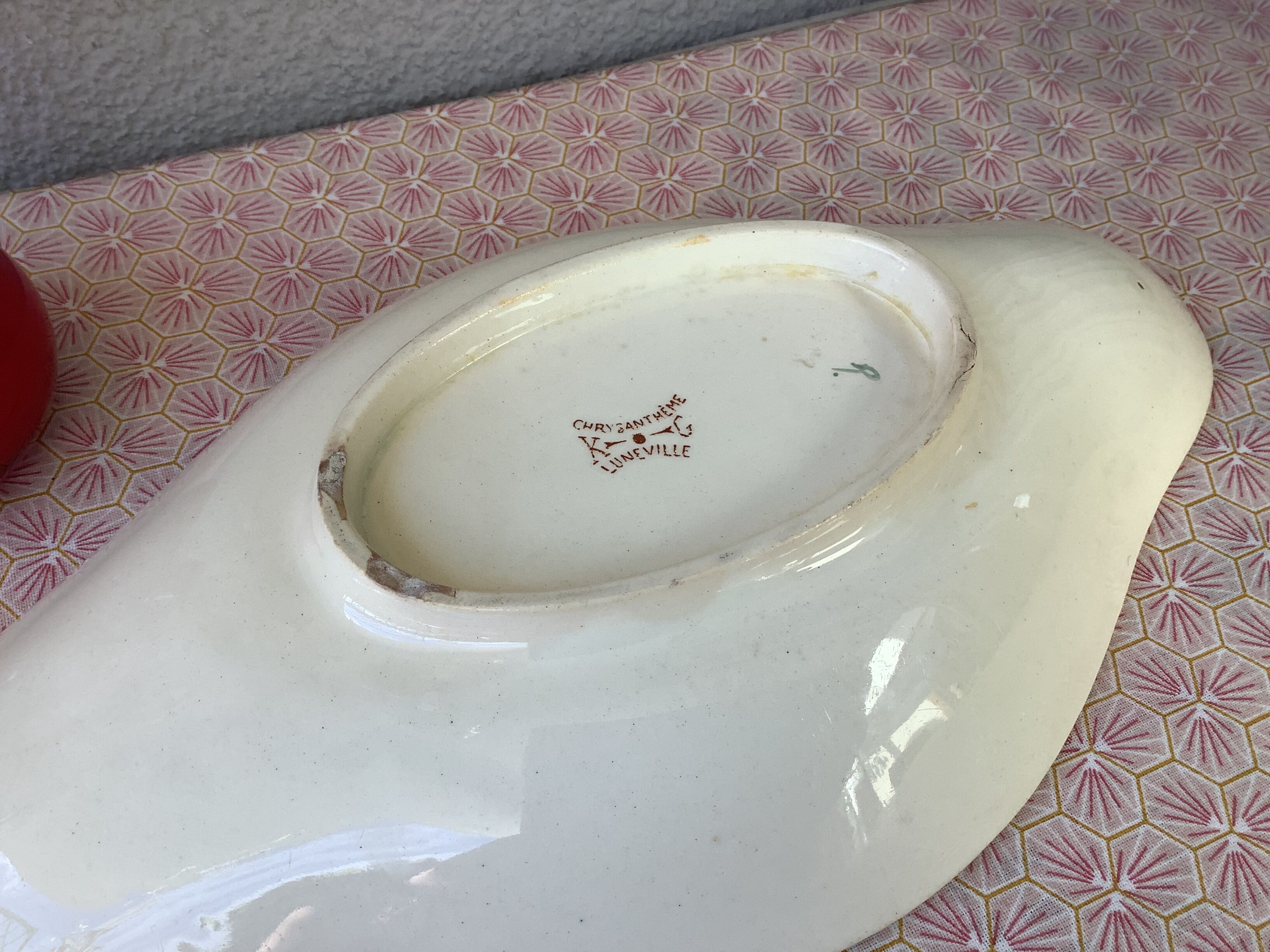 Ravier Lunéville Keller & Guérin XIXth, iron earth