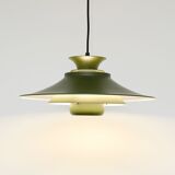 Bottle green Vitrika lamp, Denmark 1970s