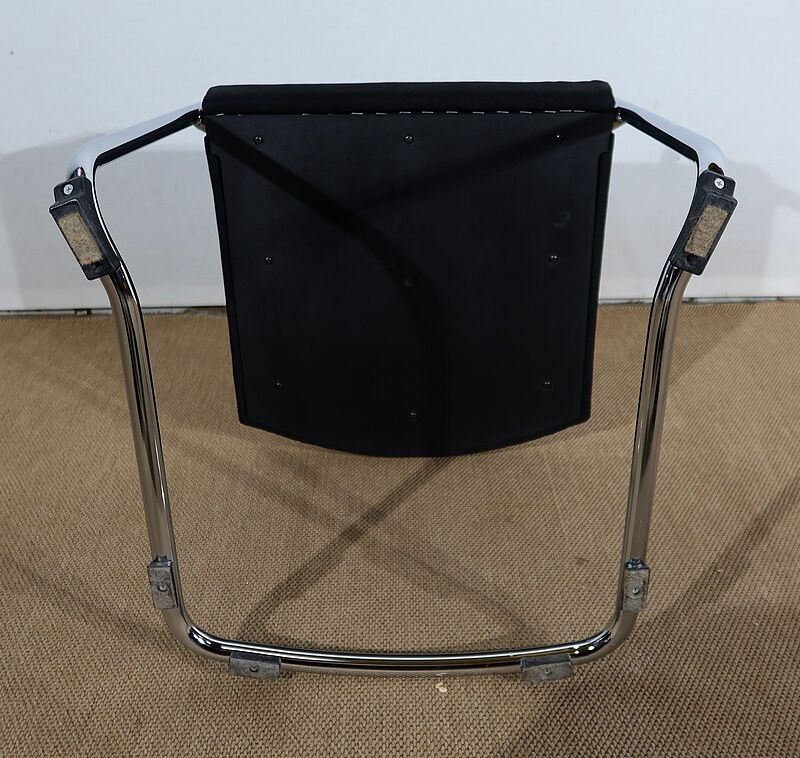 Office chair in chromed metal – xxth